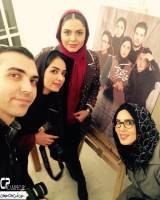 سلفی لیلا بلوکات و آزاده زارعی در سالن اکران خصوصی یک فیلم!