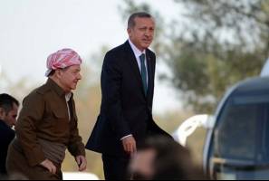 مسعود بارزانی با اردوغان دیدار کرد