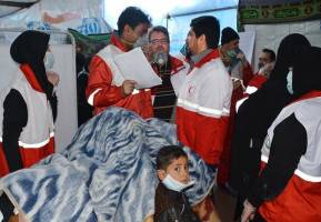 ۷ زوج امدادگر و خدمتگزار زائران پیاده مورد تقدیر قرار گرفتند