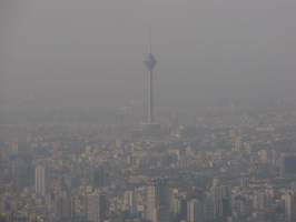 شاخص کیفی هوای پایتخت در مرز هشدار