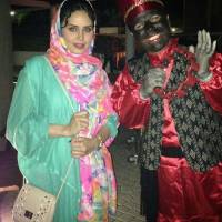 الناز شاکردوست با تیپ جدید کنار حاجی فیروز! + عکس