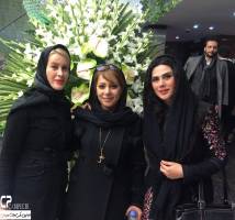 بهار ارجمند در مراسم اولین سالگرد انوشیروان ارجمند