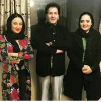 سلفی نرگس محمدی و بهاره افشاری با ابولفضل پورعرب!