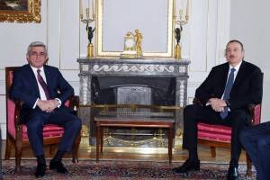 دیدار رؤسای جمهور آذربايجان و ارمنستان 