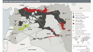 داعش 14 درصد از مناطق تحت کنترلش را از دست داده است