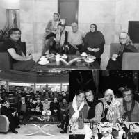 بازدید رضا رویگری و همسرش از شهلا ریاحی و ملکه رنجبر + تصاویر