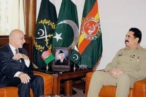 بررسی روند صلح با طالبان در دیدار اشرف غنی و ژنرال راحیل