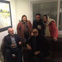 بهاره رهنما با تیپ متفاوت در نمایشگاه عکس کیارستمی ! + تصاویر