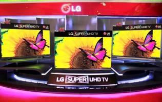 تلویزیون Super UHD ال جی در CES 2016 
