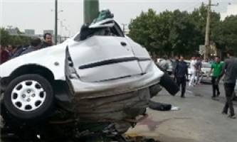 واژگونی خودرو با 4 کشته و مجروح در اتوبان کاشان ـ نطنز