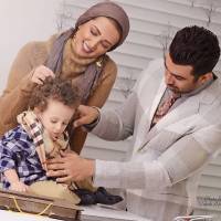 عکس دیدنی و جدید از روناک یونسی با همسر و پسرش با تیپ های جذاب!