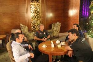 حضور نوری و تیموریان در هتل تیم فوتبال امید در قطر