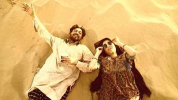  گلشیفته فراهانی اینبار  با لباس هندی در بمبئی! + عکس