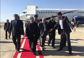  رئیس‌جمهور وارد عسلویه شد 