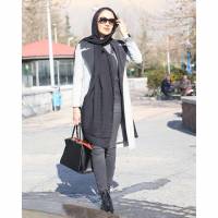 بهاره افشاری با تیپ خاص در حاشیه نمایشگاه مد و لباس! + عکس