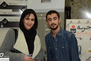 سلفی فاطمه گودرزی و طرفدارش در اکران فیلم سینمایی موقت!