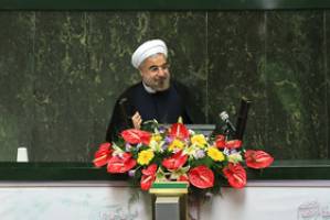   رئیس جمهور در جلسه علنی مجلس حضور یافت
