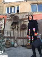 تصاویر بهاره افشاری در سفر به اصفهان