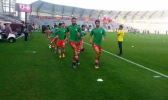 امیدهای ایران در ورزشگاه بن خلیفه