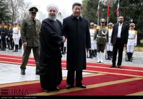 استقبال رسمی روحانی از رئیس جمهوری چین