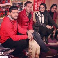 سلفی خانم سوپراستار در کنار بازیکنان پرسپولیس!