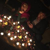 سلفی شهرزاد کمال زاده در کنار علی انصاریان| بهمن 94