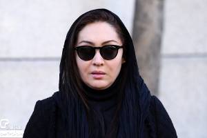نیکی کریمی در مراسم تشییع پیکر یدالله نجفی!