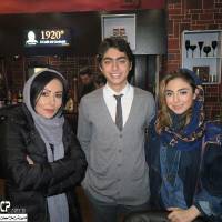 سلفی پرستو صالحی درکنار نوه های محمد علی فردین