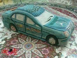 فرش حجمی با آرم مرسدس بنز