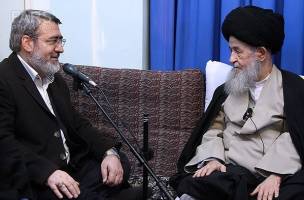 دیدار وزیر کشور با آیت‌الله علوی گرگانی