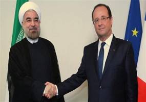 اولاند در کاخ الیزه از روحانی استقبال کرد