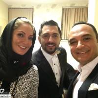 سلفی مهناز افشار و بهرام رادان در مراسم افتتاحیه سی‌ و‌ چهارمین جشنواره فیلم فجر!
