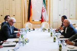 دیدار ظریف و اشتاین‌مایر در تهران 