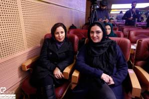 پوشش باران کوثری در نشست خبری فیلم هفت ماهگی