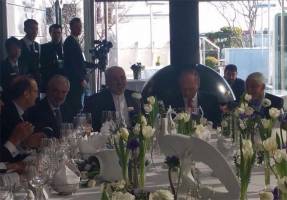 ظریف با صاحبان بنگاه‌های تجاری و صنعتی اروپا در مونیخ دیدار کرد