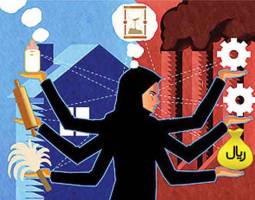 80 درصد زنان ایرانی خانه‌دارند