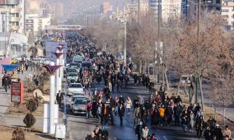 پیاده روی شهروندان گچسارانی در جاده سلامتی
