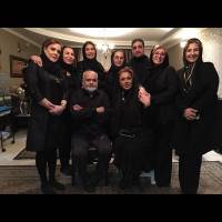 بازیگران زن معروف در منزل اکبر عبدی براى عرض تسليت