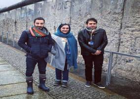سلفی نوید محمدزاده و باران کوثری در برلین!