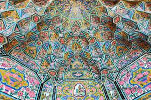 زیبایی چشمگیر سقف آثار باستانی ایران