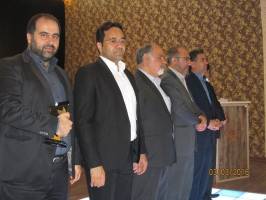 تجلیل مهندسان معدن زنجان از ابراهیم جمیلی