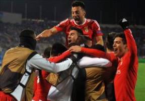 صعود بنفیکا به جمع هشت تیم برتر چمپیونزلیگ