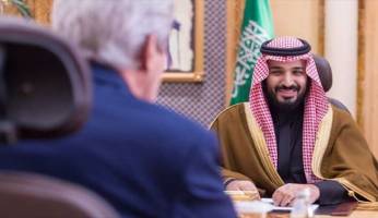 کری در ملاقات با ولیعهد عربستان چه گفت؟