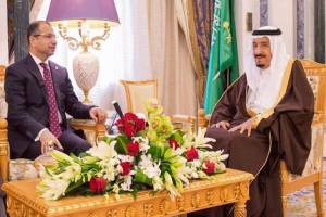دیدار رئیس پارلمان عراق با پادشاه سعودی
