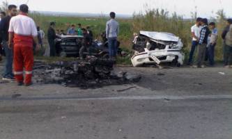25 کشته و مجروح، در سه حادثه ترافیکی