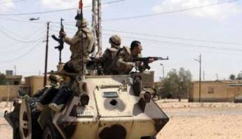 کشته شدن 40 فرد مسلح در عملیات ارتش مصر در سینای شمالی