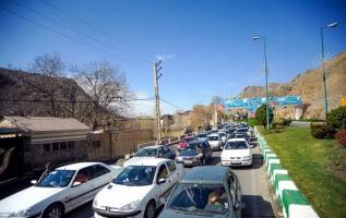 ترافیک نیمه سنگین در آزادراه کرج-تهران