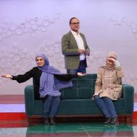 تصویری جالب از لیندا کیانی و رامبد جوان در برنامه خندوانه! 