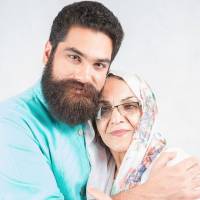 سلفی علی زندوکیلی و مادرش! + عکس