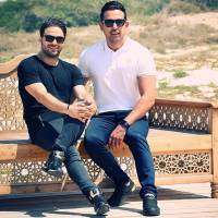 سلفی جالب بابک جهانبخش در کنار دوستش! + عکس